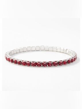 NWT Touchstone Crystal “January Birthstone Bracelet” (Siam); CURRENT catalog